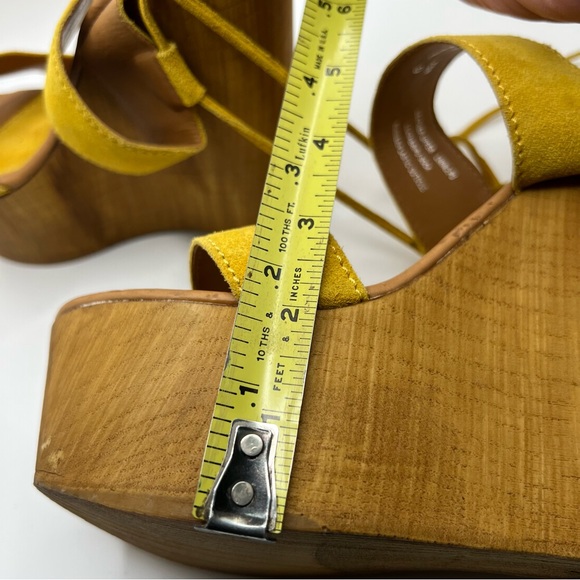 Steve Madden Beachbar Ultra High Wedge Platform Sandals Size 9 - Picture 5 of 10